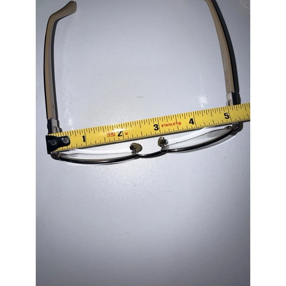 Jimmy Choo Eyeglasses 46 SYH Gold Rhinestones Rectangular Frame Italy 52[]17 130